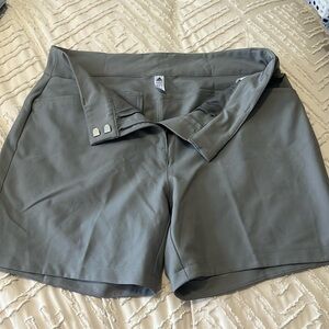 Never worn gray Adidas golf shorts